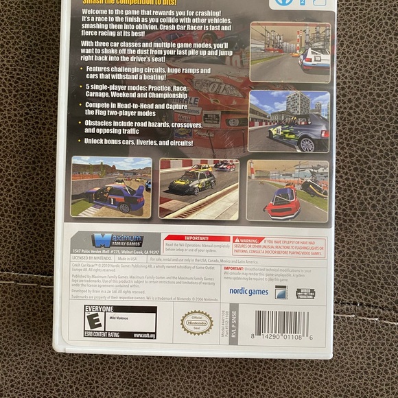 Maximum Racing: Crash Car Racer (Nintendo Wii, 2011) - Picture 3 of 3